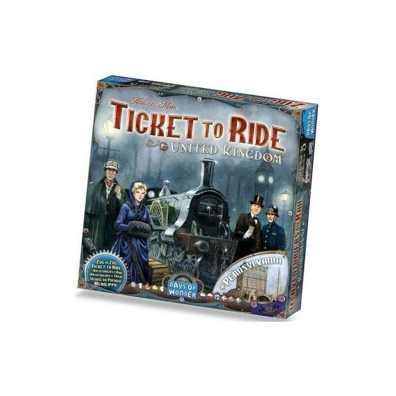 TICKET TO RIDE - UNITED KINGDOM + PENNSYLVANIA GIOCO DA TAVOLO IN ITALIANO