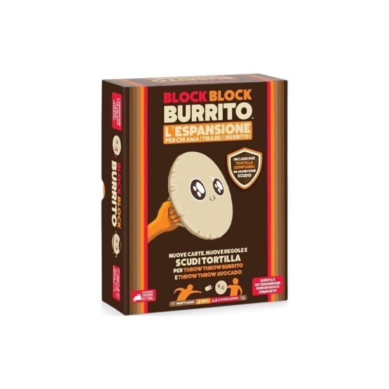 BLOCK BLOCK BURRITO  GIOCO DA TAVOLO IN ITALIANO