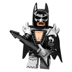 LEGO 71017 - 2 Glam Metal Batman MINIFIGURE SERIE 17 THE BATMAN MOVIE 2017