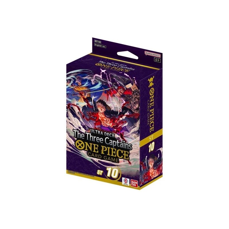 BANDAI ONE PIECE ULTRA DECK THE THREEE CAPTAINS ST-10 CARD GAME  INGLESE