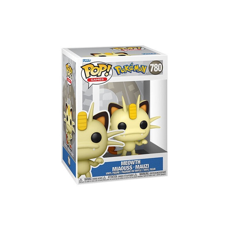 FUNKO POP 780 MEOWTH POKEMON VINYL FIGURE 9 CM