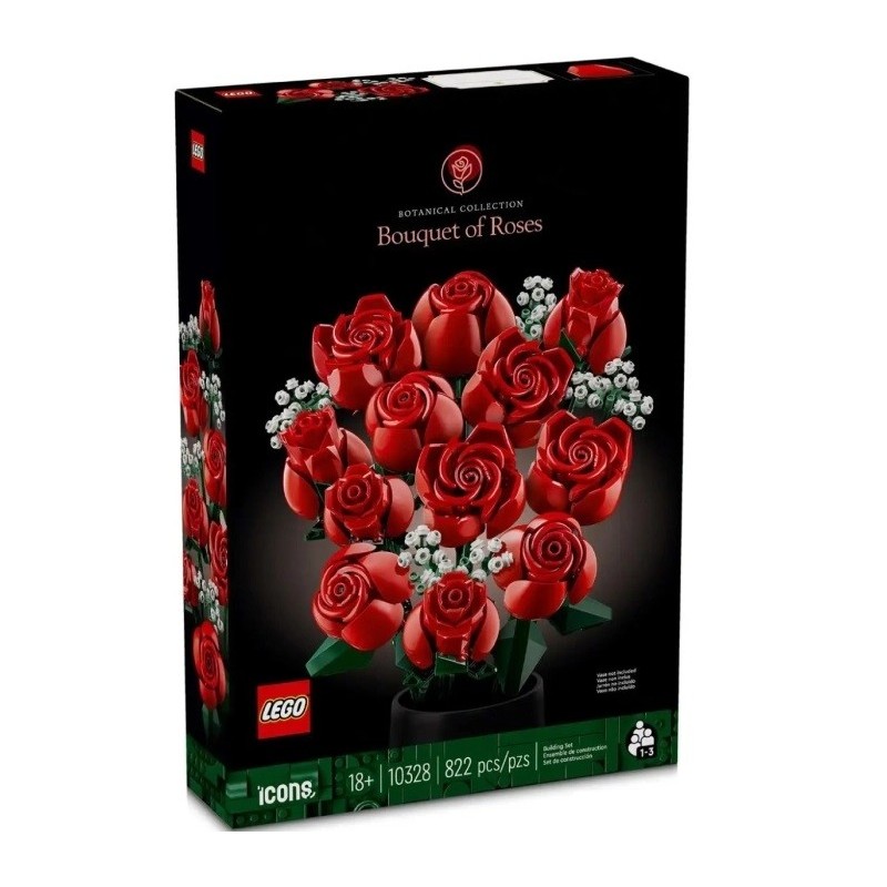 LEGO 10328 BOUQUET DI ROSE BOTANICALS ICONS GENNAIO 2024