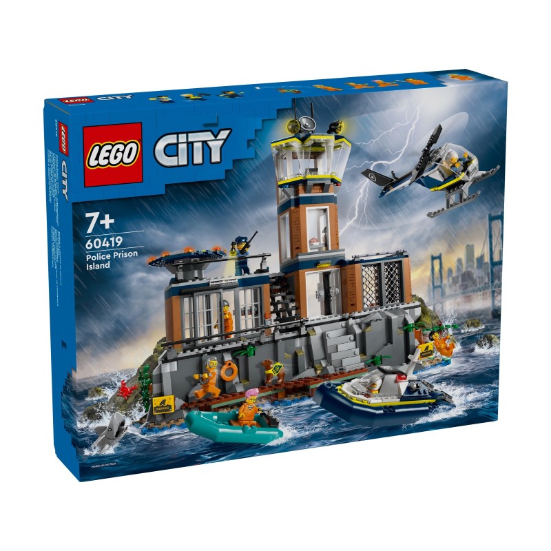 LEGO 60419 CITY PRIGIONE SULL’ISOLA DELLA POLIZIA GENNAIO 2024