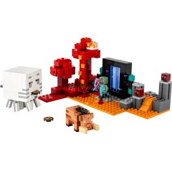 LEGO 21255 MINECRAFT AGGUATO NEL PORTALE DEL NETHER GENNAIO 2024