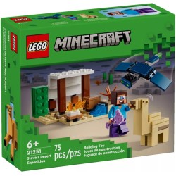 LEGO 21251 MINECRAFT SPEDIZIONE DI STEVE NEL DESERTO GENNAIO 2024