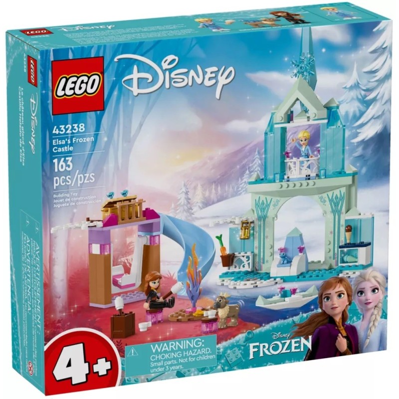 LEGO 43238 DISNEY PRINCESS IL CASTELLO DI GHIACCIO DI ELSA GENNAIO 2024-2025