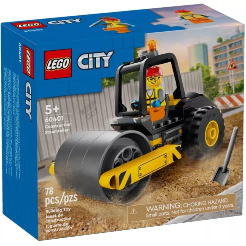 LEGO 60401 CITY RULLO COMPRESSORE GENNAIO 2024