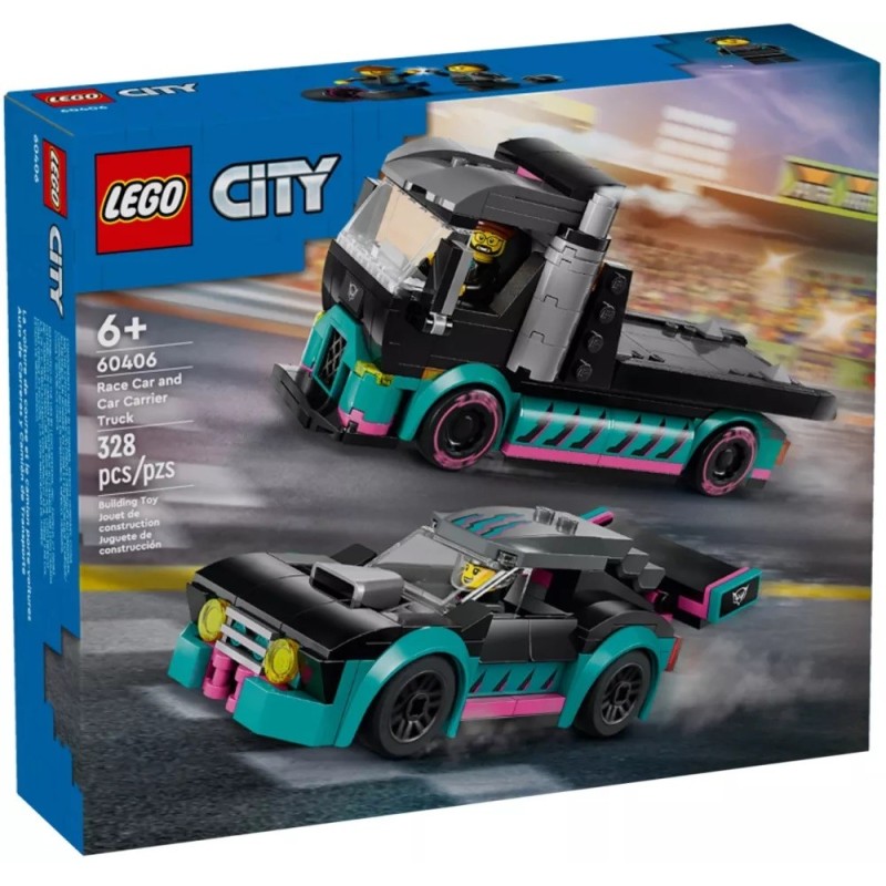 LEGO 60406 CITY AUTO DA CORSA E TRASPORTATORE GENNAIO 2024-2025