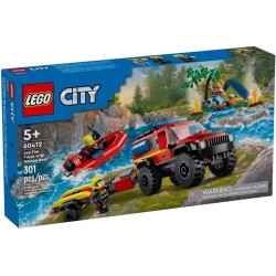 LEGO 60412 CITY FUORISTRADA ANTINCENDIO E GOMMONE DI SALVATAGGIO GENNAIO 2024