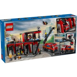 LEGO 60414 CITY CASERMA DEI POMPIERI E AUTOPOMPA GENNAIO 2024-2025