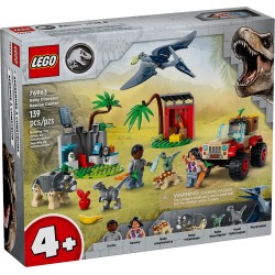 LEGO 76963 JURASSIC WORLD CENTRO DI SOCCORSO DEI BABY DINOSAURI GEN 24