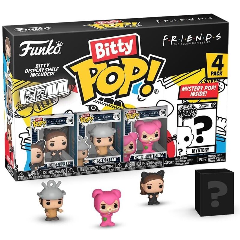 FUNKO BITTY POP MONICA AS CATWOMAN FRIENDS VINYL FIGURE 4 PEZZI 73050