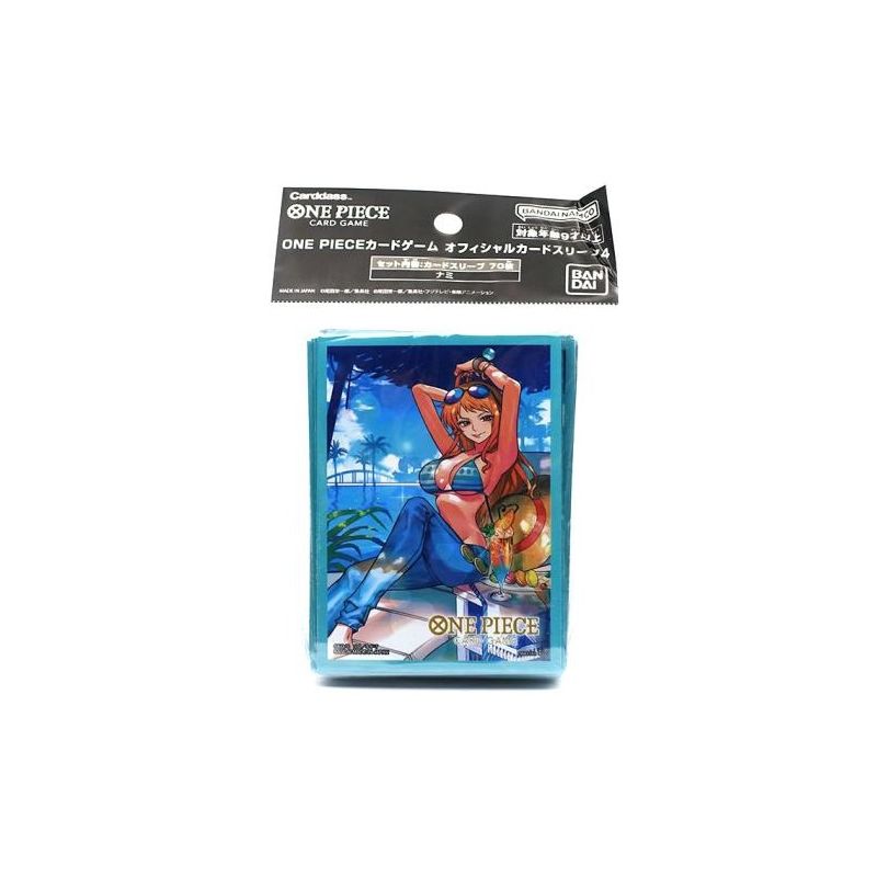 ONE PIECE CARD GAME 70 OFFICIAL CARD SLEEVE 4 NAMI 67X92