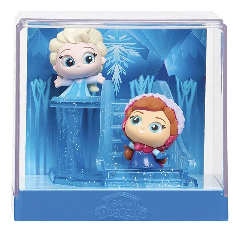 Disney Doorables Movie Moments Frozen Anna Elsa Figures Set Series 1