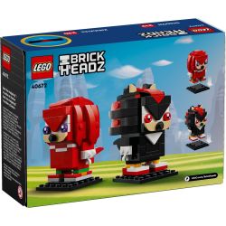 LEGO 40672 KNUCKLES & SHADOW SONICI THE HEDGEHOG BRICKHEADZ