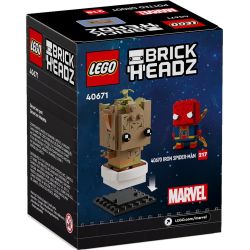 LEGO 40671 POTTED GROOT IN VASO BRICKHEADZ MARVEL SUPER HEROES