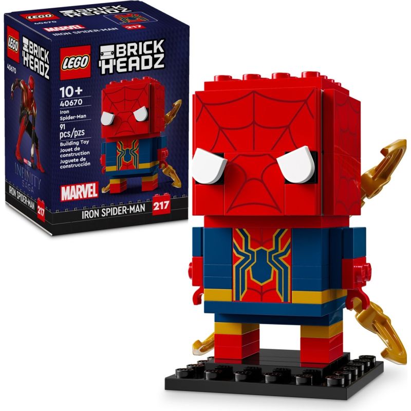 LEGO 40670 IRON SPIDER-MAN BRICKHEADZ MARVEL SUPER HEROES