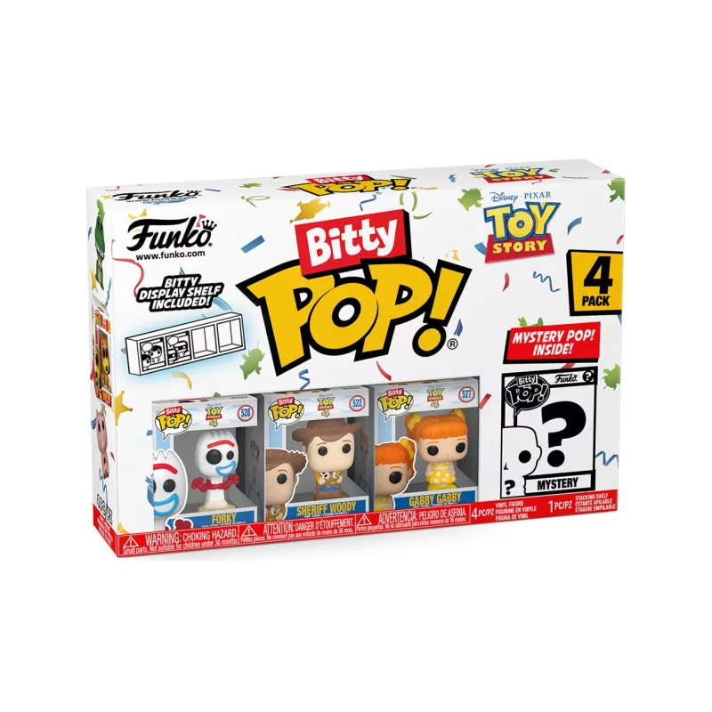 FUNKO BITTY POP FORKY DISNEY: TOY STORY 4 PERSONAGGI VINYL FIGURE - 2,5 CM 73040