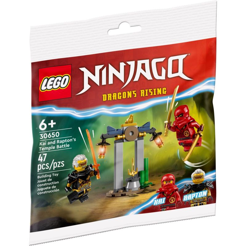 LEGO 30650 NINJAGO BATTAGLIA NEL TEMPIO DI KAI E RAPTON  POLYBAG