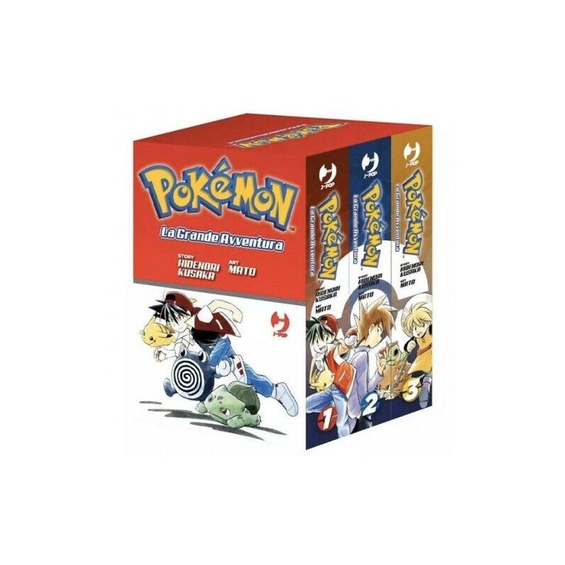 POKEMON LA GRANDE AVVENTURA - BOX 1 VOL 1 2 3