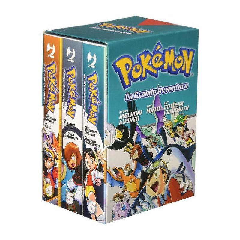 POKEMON LA GRANDE AVVENTURA - BOX 2 VOL 4 5 6