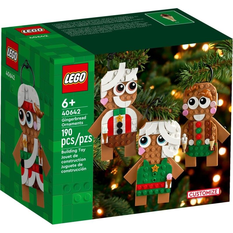LEGO 40642 ORNAMENTI DI PAN DI ZENZERO NATALE