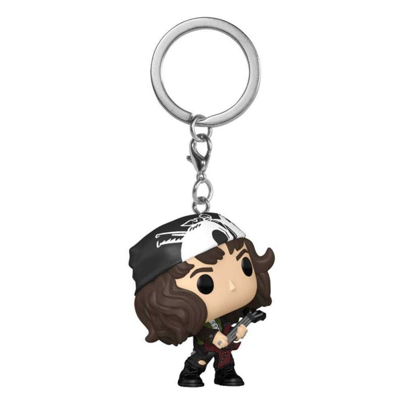 FUNKO EDDIE STRANGER THINGS 4 KEYCHAIN - PORTACHIAVI 4CM