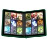 ULTIMATE GUARD ALBUM 18-POCKET XENOSKIN GREEN 18 TASCHE E 20 FOGLI PER 360 CARTE