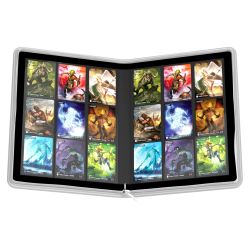 ULTIMATE GUARD ALBUM 18-POCKET XENOSKIN WHITE 18 TASCHE E 20 FOGLI PER 360 CARTE
