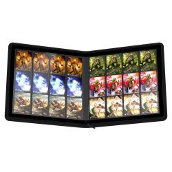 ULTIMATE GUARD ALBUM 24-POCKET XENOSKIN BLACK 24 TASCHE E 20 FOGLI PER 480 CARTE