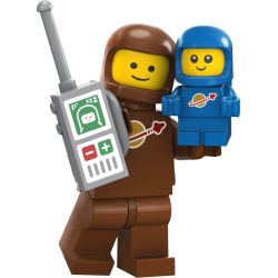 LEGO 71037 - 3 Brown Astronaut and Spacebaby MINIFIGURE SERIE 24  GENNAIO 2023