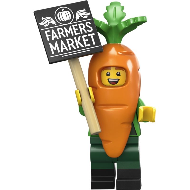 LEGO 71037 - 4 Carrot Mascot MINIFIGURE SERIE 24  GENNAIO 2023