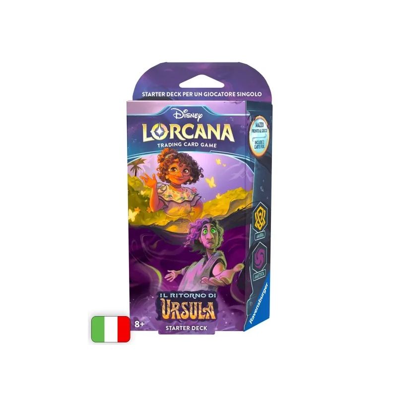 LORCANA  STARTER DECK AMBRA / AMETISTA - IL RITORNO DI URSULA - ITA