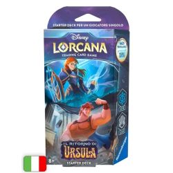 LORCANA  STARTER DECK ZAFFIRO / ACCIAIO - IL RITORNO DI URSULA - ITA