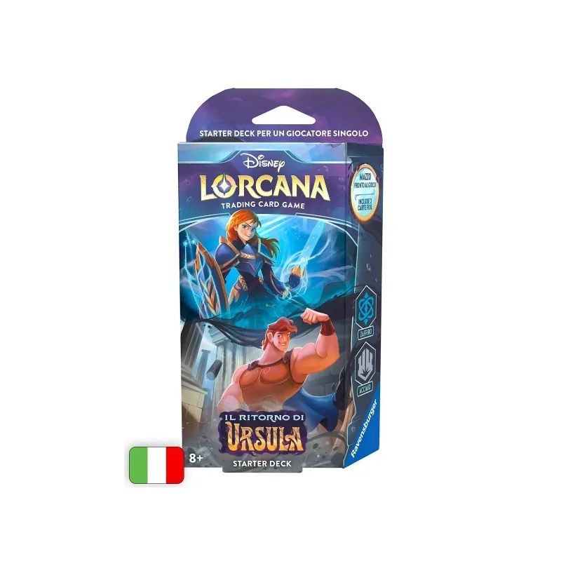 LORCANA  STARTER DECK ZAFFIRO / ACCIAIO - IL RITORNO DI URSULA - ITA