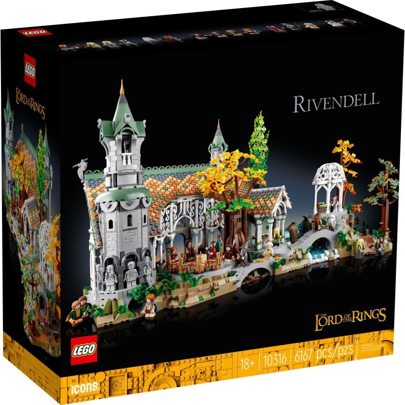 LEGO 10316 IL SIGNORE DEGLI ANELLI: GRAN BURRONE 2023