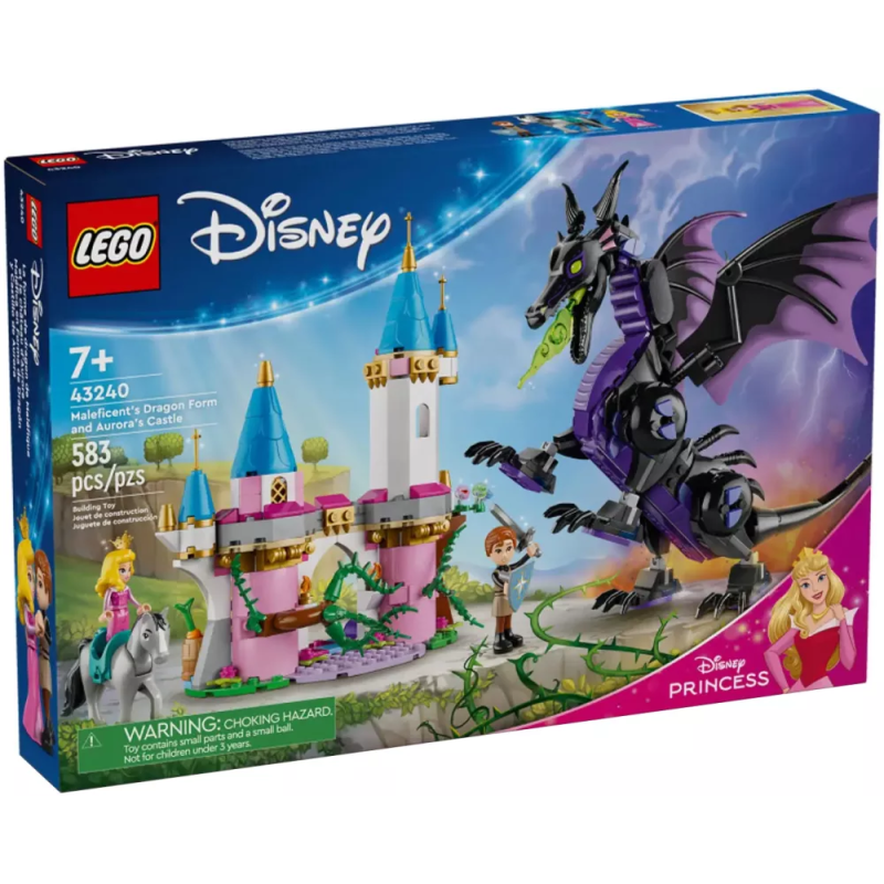 LEGO 43240 DISNEY PRINCESS MALEFICA DRAGO GIUGNO 2024