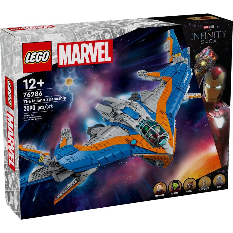 LEGO 76286 MARVEL SUPER HOROES GUARDIANI DELLA GALASSIA: MILANO AGOSTO 2024