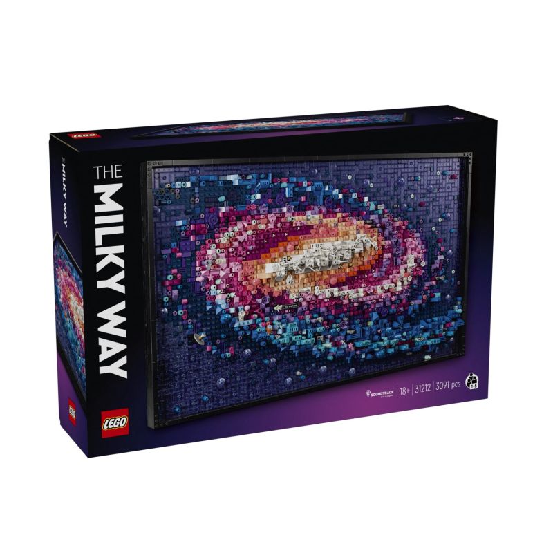 LEGO 31212 ART VIA LATTEA MILKY WAY GALAXY LUGLIO 2024 scatola rovinata