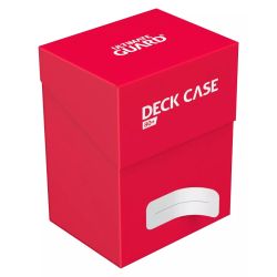 UGD010258 ULTIMATE GUARD DECK CASE 80+ STANDARD SIZE RED