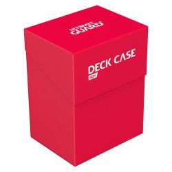 UGD010258 ULTIMATE GUARD DECK CASE 80+ STANDARD SIZE RED