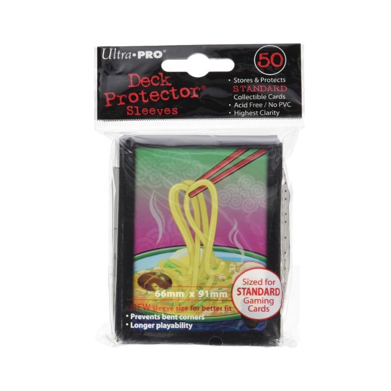 50 BUSTINE 66MM X 91MM NOVELTY FOOD RAMEN NOODLES SLEEVES
