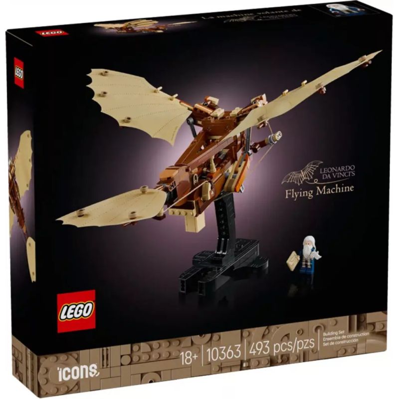 LEGO 10363 ICONS MACCHINA VOLANTE DI LEONARDO DA VINCI GENNAIO 2025