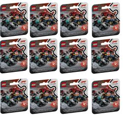 LEGO 71049 SERIE COMPLETA 12 MONOPOSTO DI F1 MINIFIGURES MAGGIO 2025