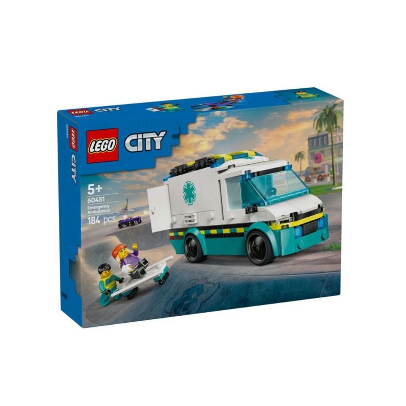 LEGO 60451 CITY AMBULANZA DI EMERGENZA GENNAIO 2024 2025 2026