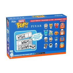 FUNKO BITTY POP PIXAR UP Carl, Russell (Dug Days), Dug 4 PZ VINYL FIGURE - 2,5 CM