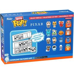 FUNKO BITTY POP PIXAR Buzz Lightyear Sox,Izzy Hawthorne 4 PZ VINYL FIGURE - 2,5 CM