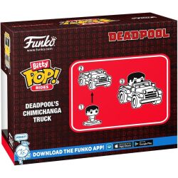 FUNKO BITTY POP RIDE DEADPOOL W/CHIMICHANGA TRUCK MARVEL VINYL FIGURE -  83625