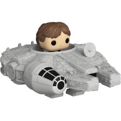 FUNKO BITTY POP RIDE HAN SOLO W/MILLENIUM FALCON STAR WARS VINYL FIGURE -  83623