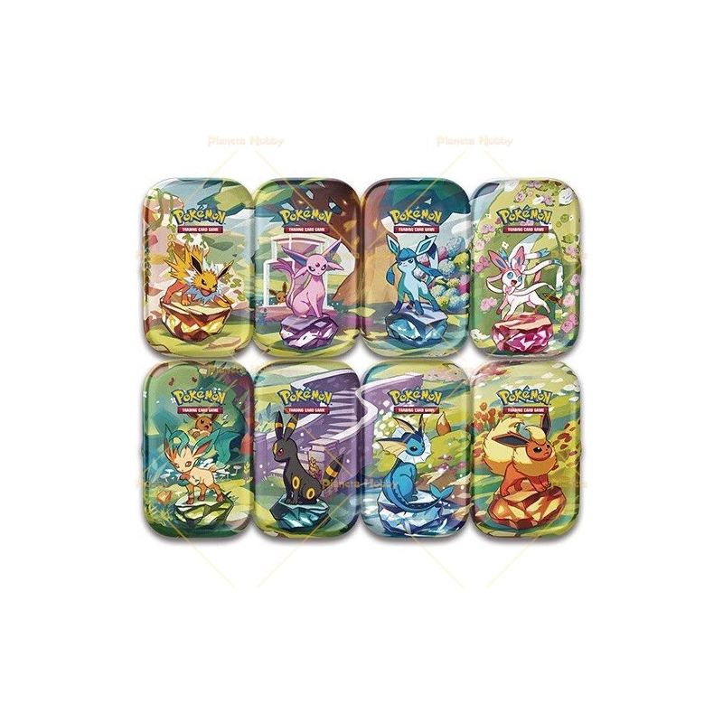 POKEMON SV8.5 EVOLUZIONI PRISMATICHE: MINI TIN DA COLLEZIONE CHIUSO SIGILLATO IN BOX DI NYLON